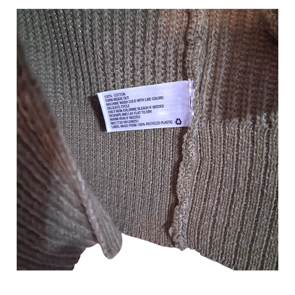 Universal Thread Cardigan Green Rib Knit Womens Size Medium
